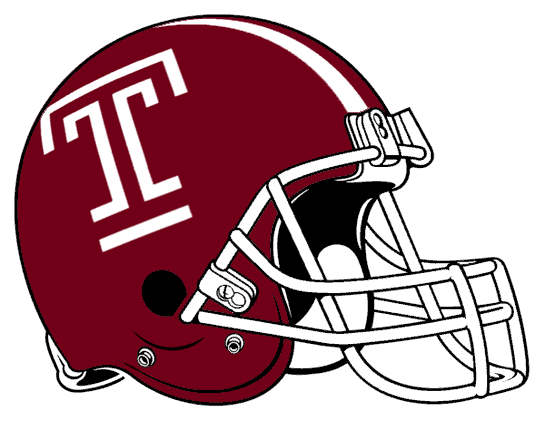 Temple Owls 2004-2006 Helmet Logo DIY iron on transfer (heat transfer)